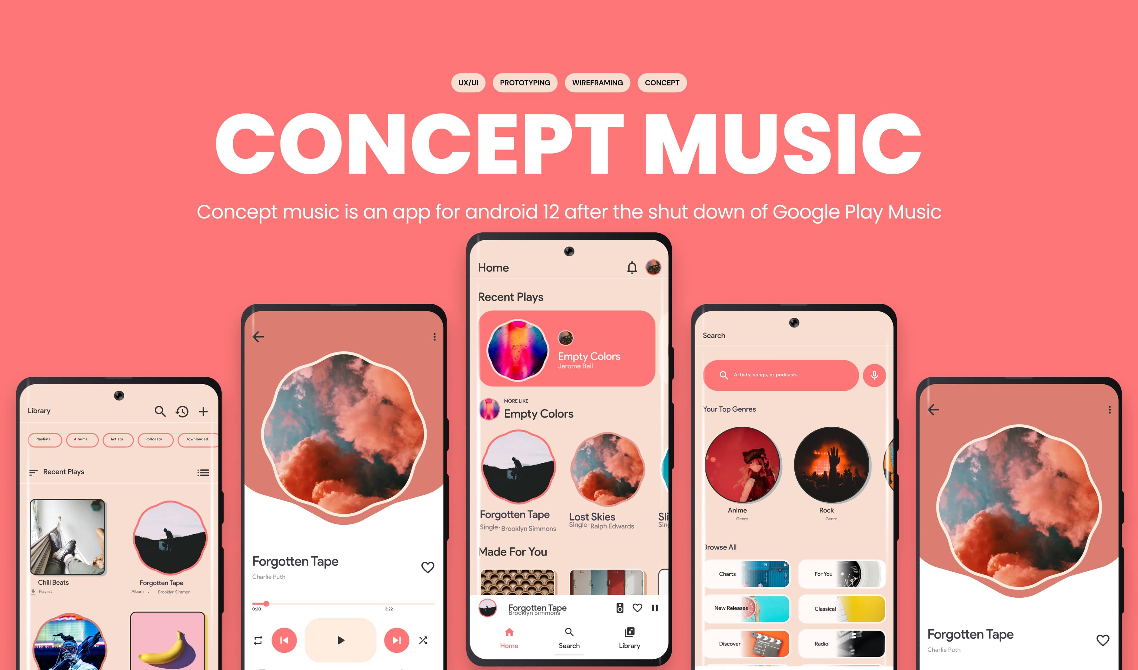 Android 12 Music — case study cover