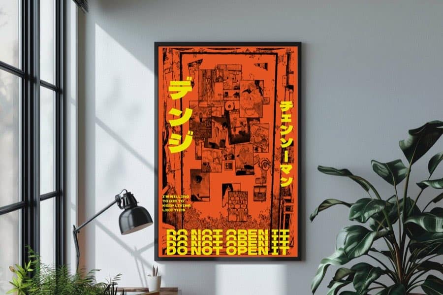 Denji poster by Naramu Designs · product photo 1