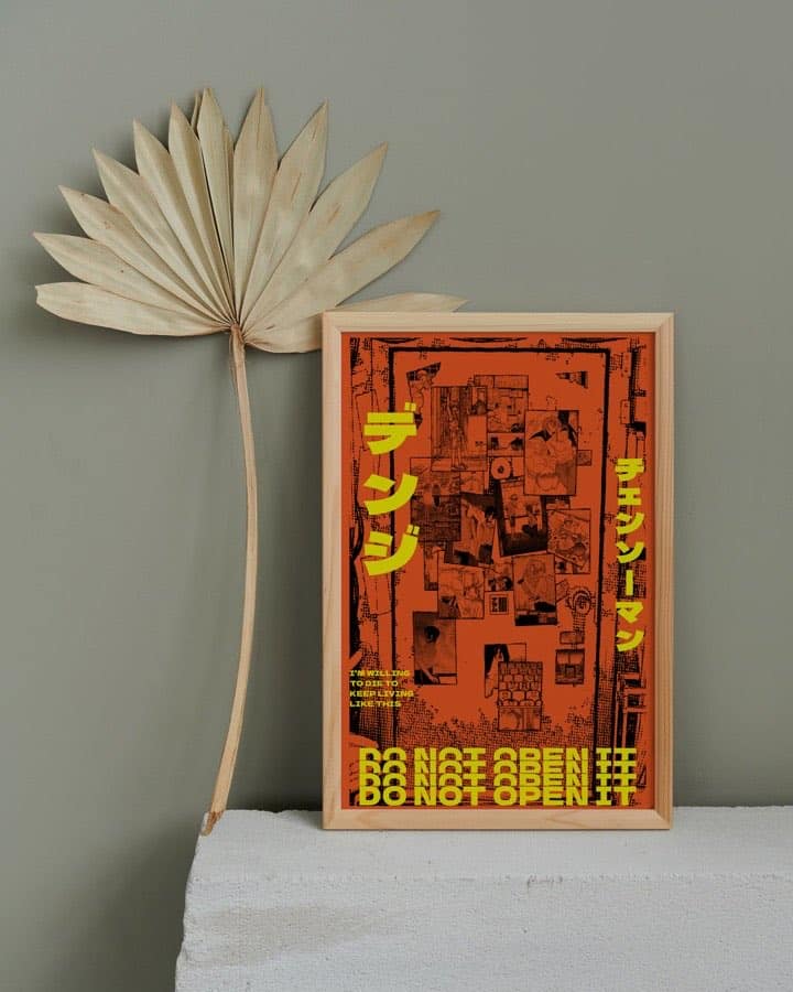 Denji poster by Naramu Designs · product photo 3