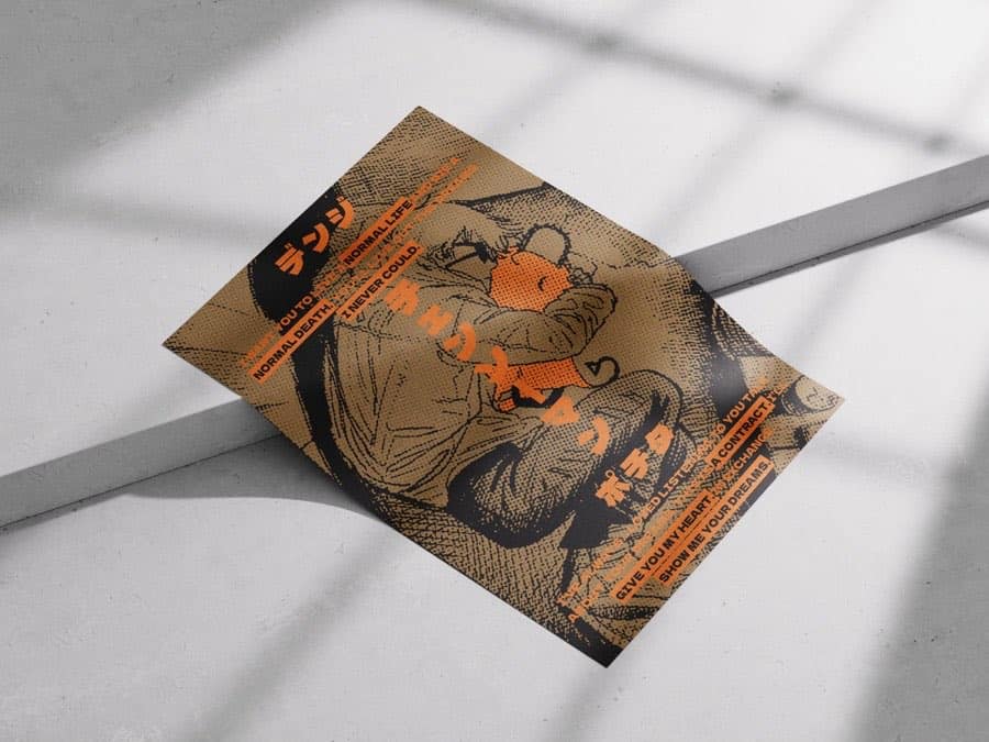 Denji & Pochita poster by Naramu Designs · product photo 2