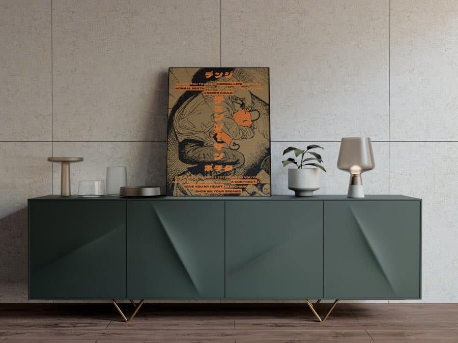 Denji & Pochita poster by Naramu Designs · product photo 3