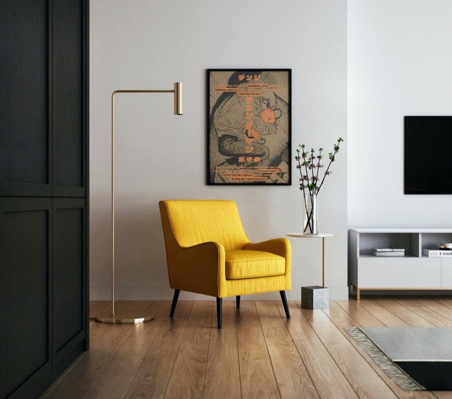 Denji & Pochita poster by Naramu Designs · product photo 4