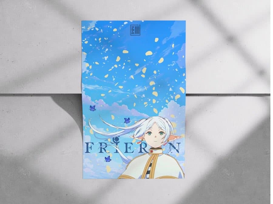 Frieren poster by Naramu Designs · product photo 2