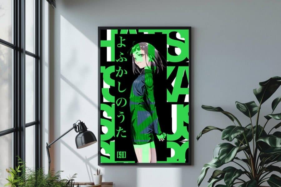 Hatsuka Suzushiro poster by Naramu Designs · product photo 1