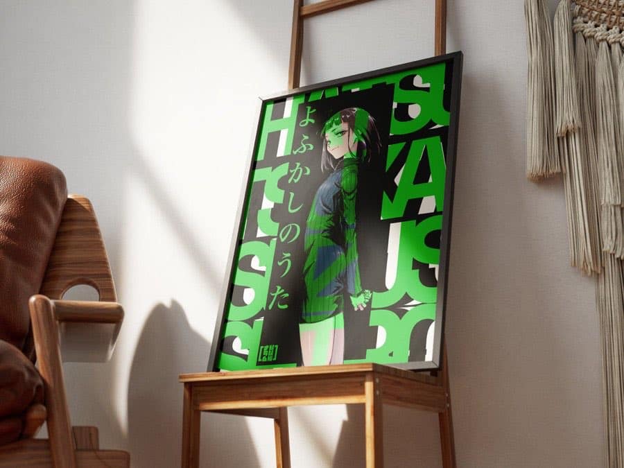 Hatsuka Suzushiro poster by Naramu Designs · product photo 3