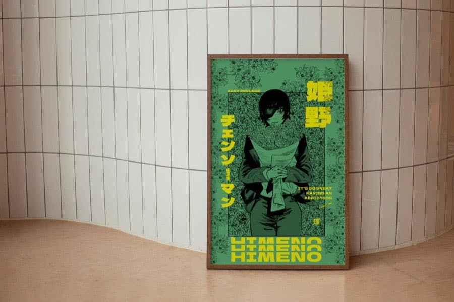 Himeno poster by Naramu Designs · product photo 3