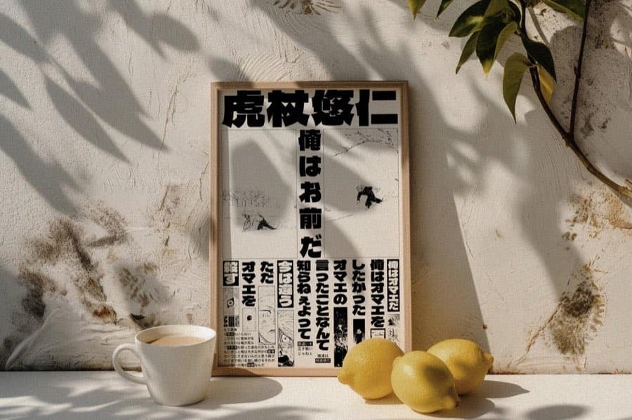 Itadori Yuji poster by Naramu Designs · product photo 3