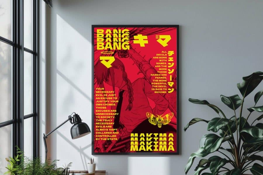 Makima poster by Naramu Designs