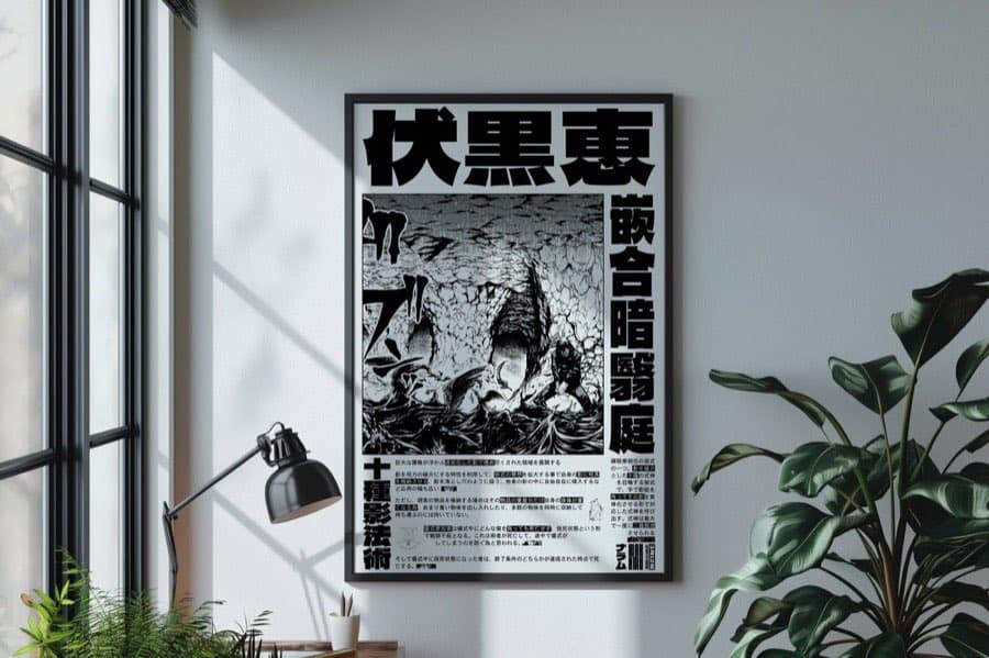 Megumi Fushiguro poster by Naramu Designs · product photo 1