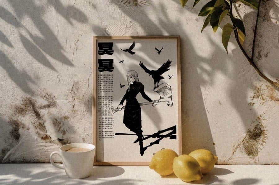 Mei Mei poster by Naramu Designs · product photo 4