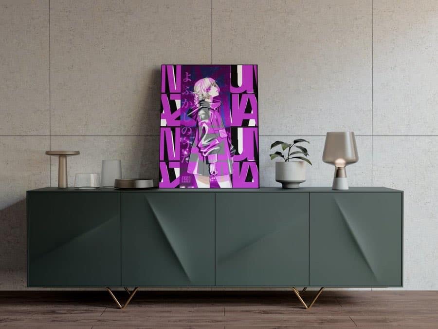 Nazuna, Neon poster by Naramu Designs · product photo 3