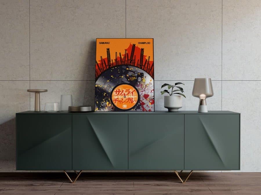 Samurai Champloo poster by Naramu Designs · product photo 3
