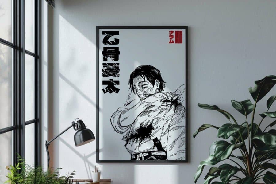 Yuta Okkotsu poster by Naramu Designs · product photo 1