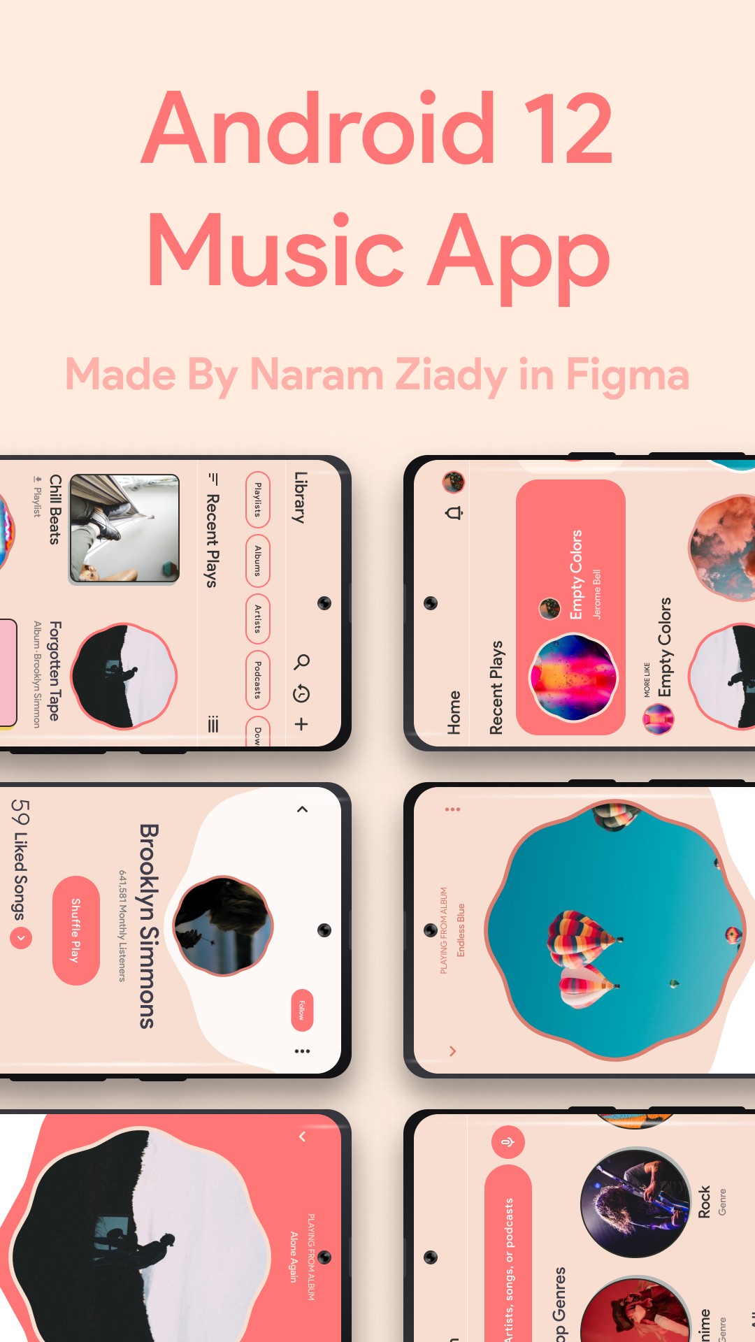 Android 12 Music case study — Learning Material You (2)