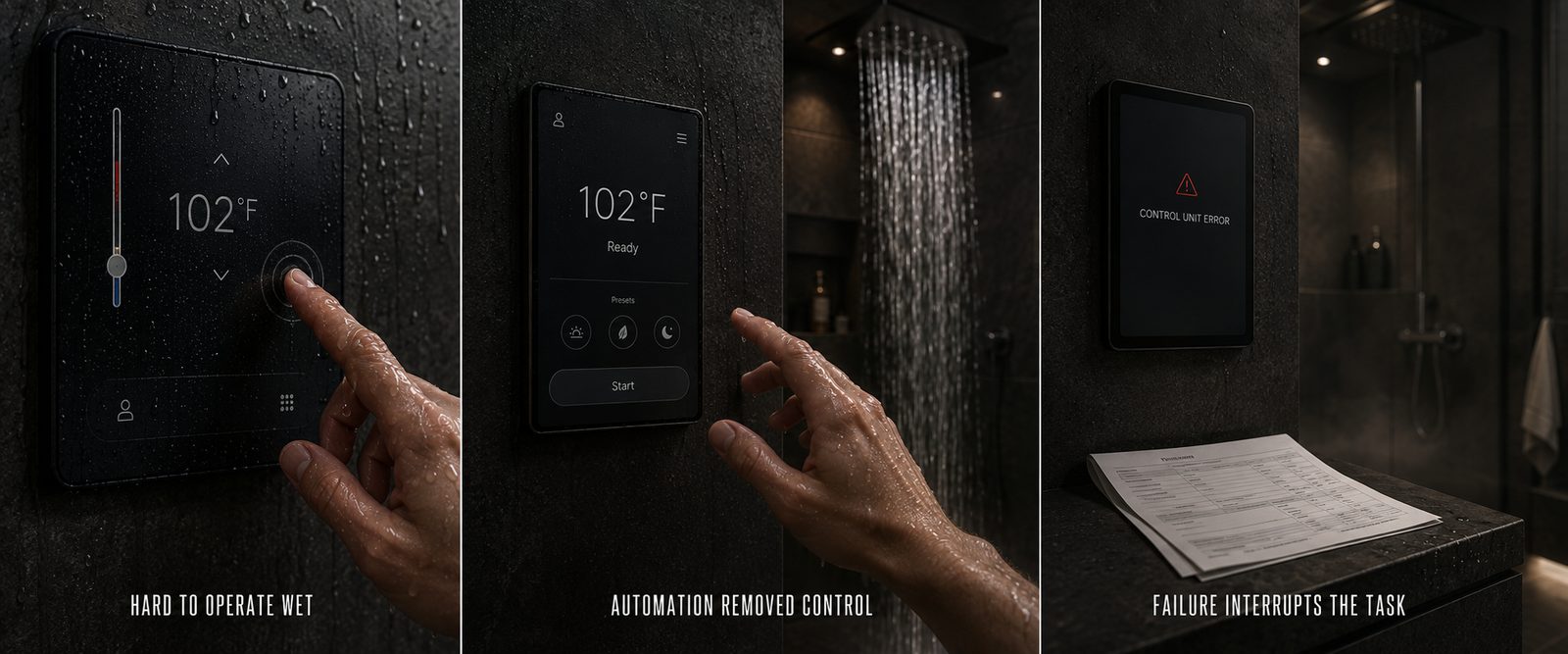 Aquro: Smart Shower case study — The contradiction