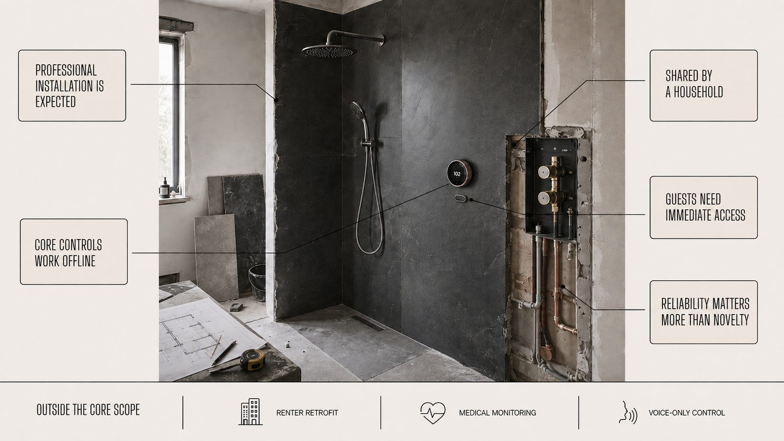 Aquro: Smart Shower case study — Who Aquro is for (2)